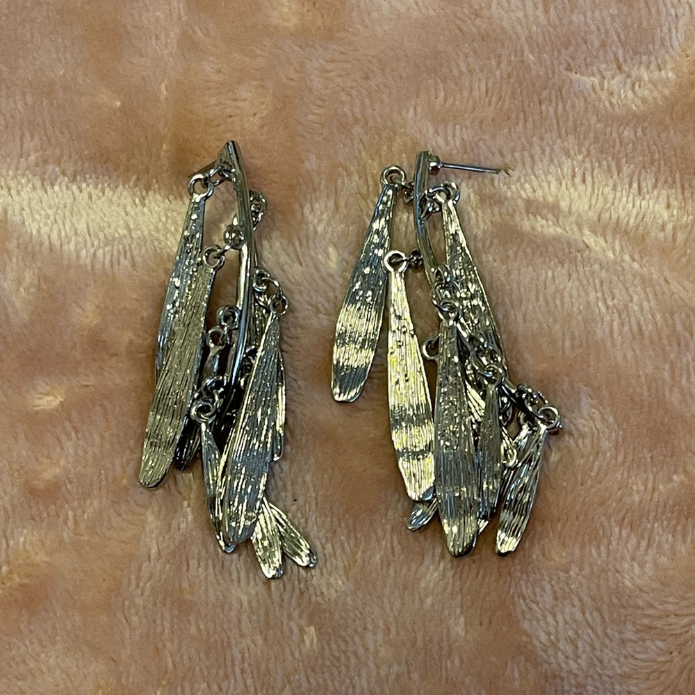 Dangling Silver Earrings